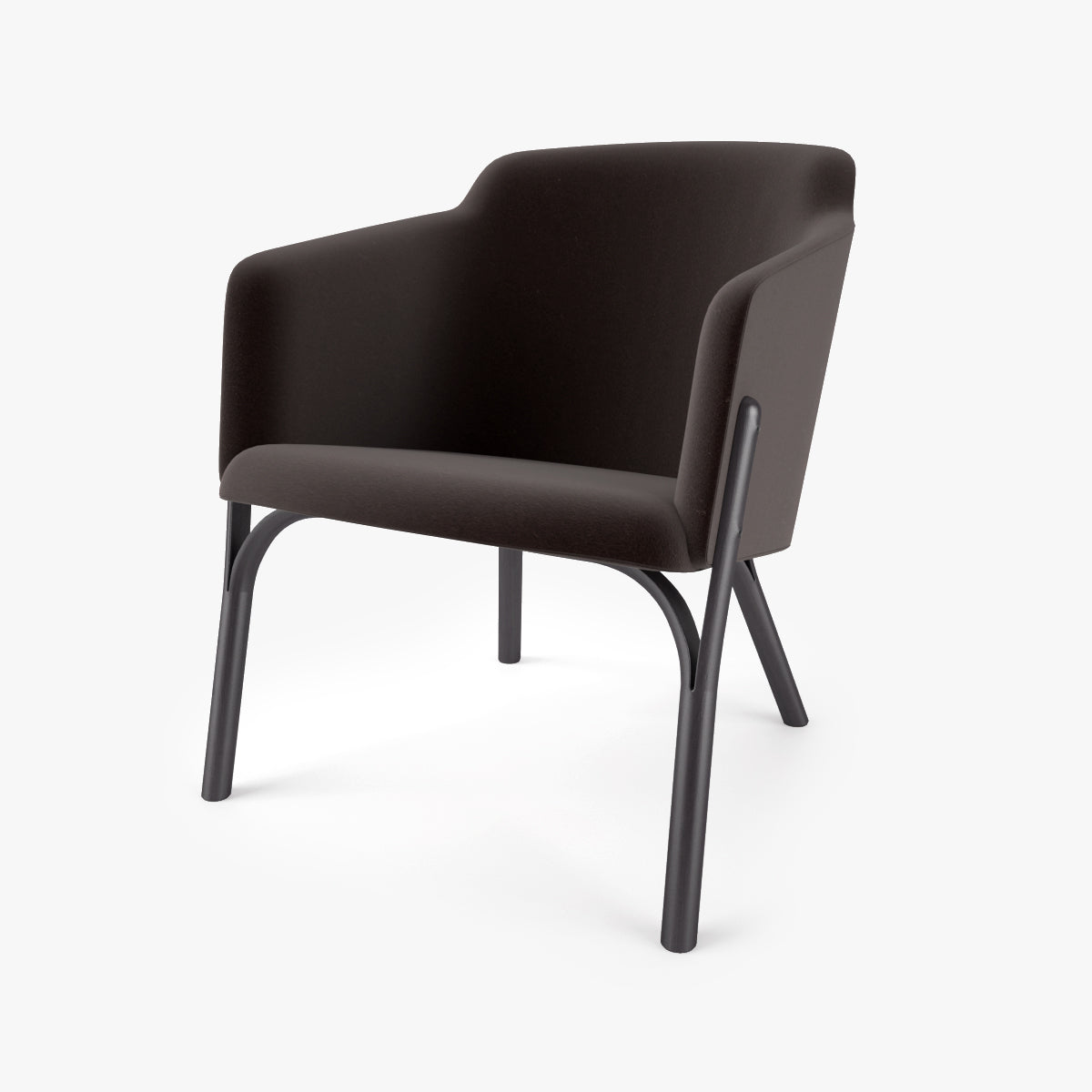 Ton Lounge Armchair Split 3D Model