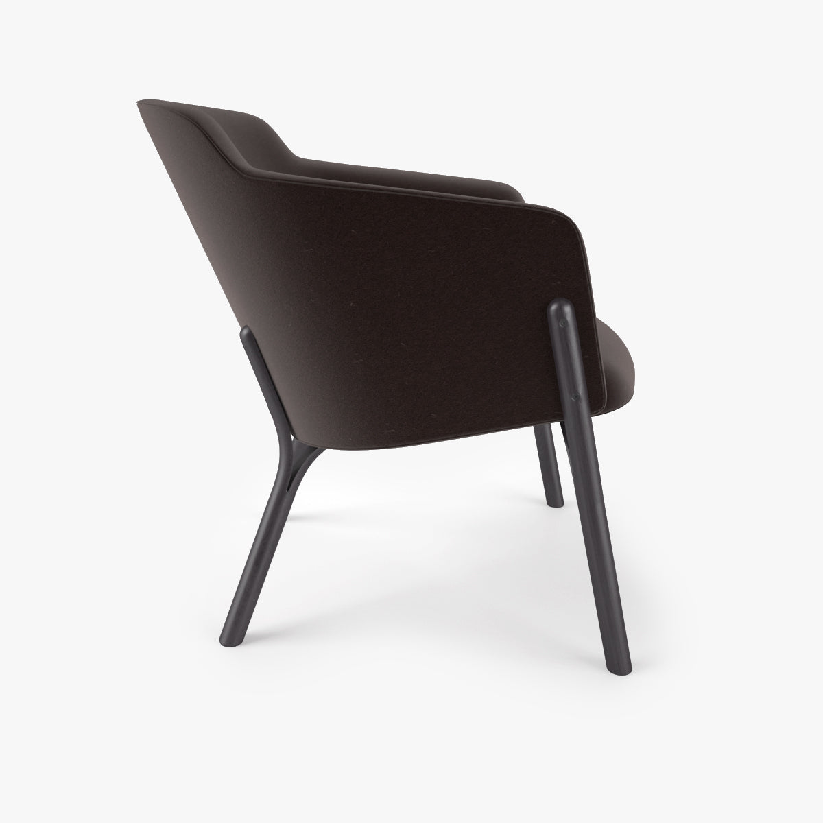 Ton Lounge Armchair Split 3D Model