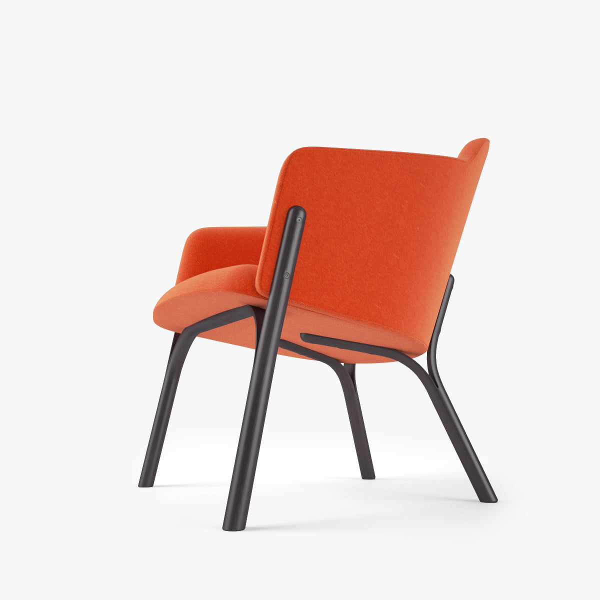 Ton Lounge Armchair Split 3D Model