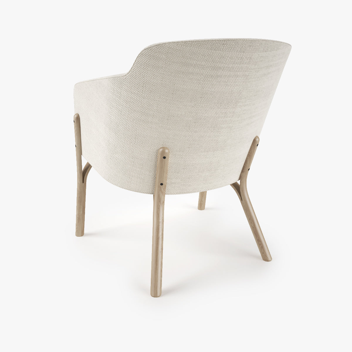Ton Lounge Armchair Split 3D Model