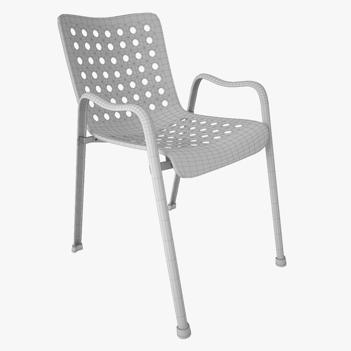 Vitra Landi Chair 3D Model