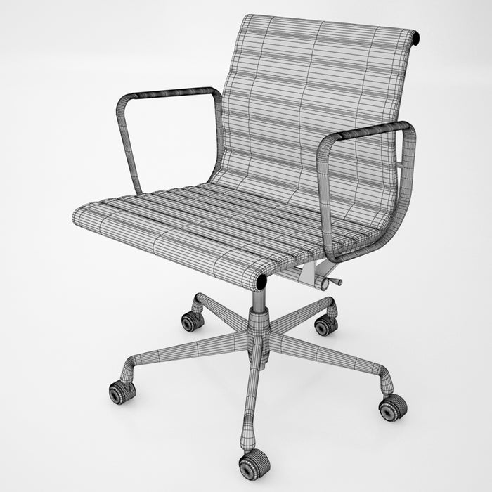 Vitra Aluminium Chair EA 117, 119 3D Model