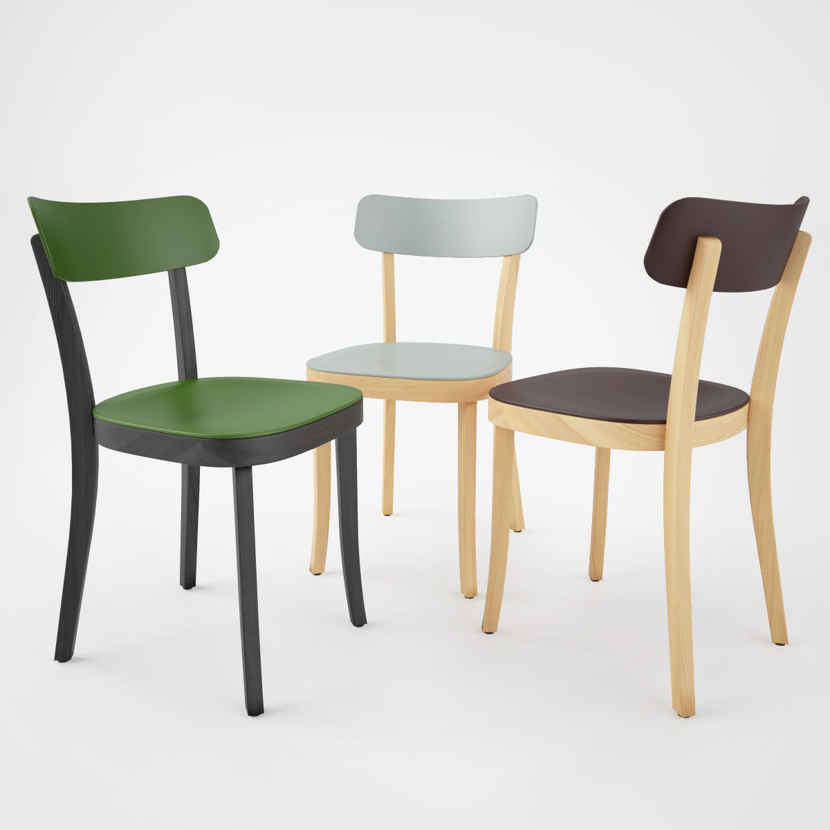 FREE Vitra Basel Chair and Bistro Round Table 3D Model