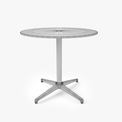 FREE Vitra Basel Chair and Bistro Round Table 3D Model