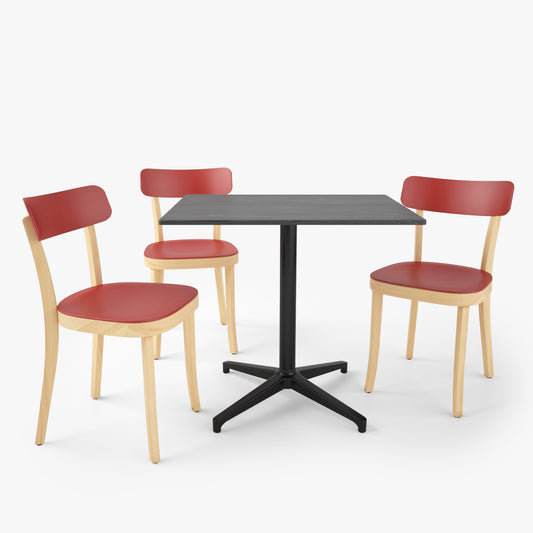 FREE Vitra Basel Chair and Bistro Table 3D Model