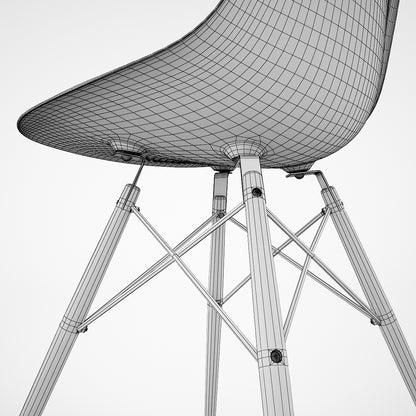 Vitra DSW Chair 3D Model