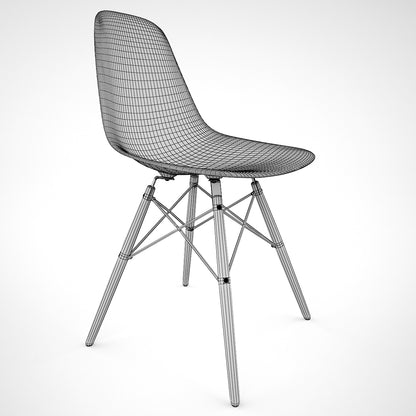 Vitra DSW Chair 3D Model