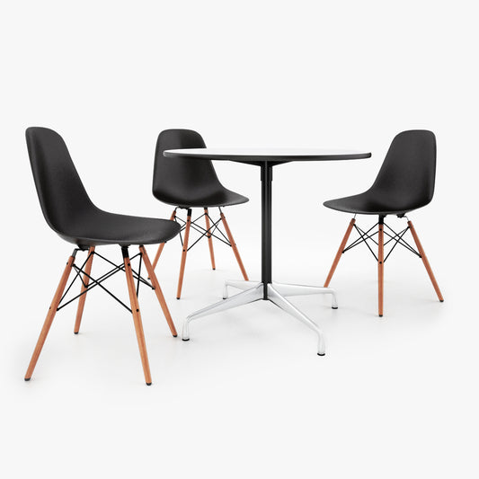 Vitra DSW Chair and Eames Table 3D Model