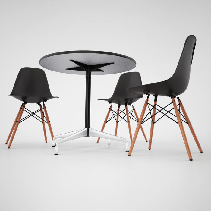 Vitra DSW Chair and Eames Table 3D Model
