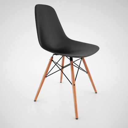 Vitra DSW Chair and Eames Table 3D Model