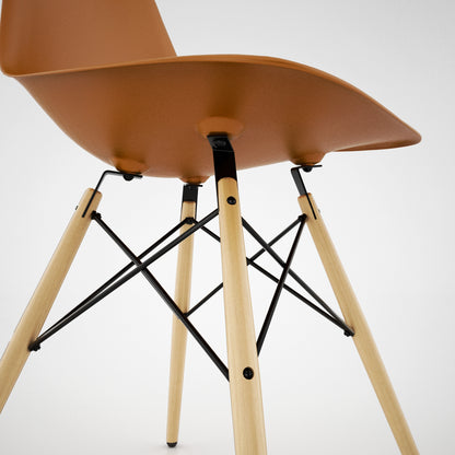 Vitra DSW Chair and Eames Table 3D Model