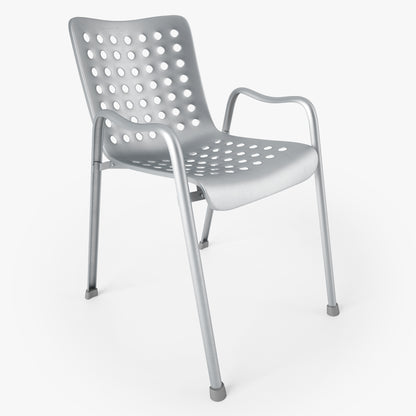 Vitra Landi Chair and Davy Table 3D Model
