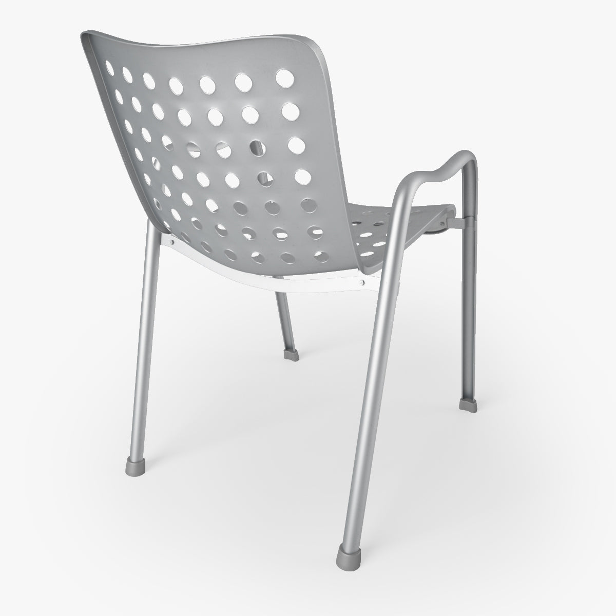 Vitra Landi Chair and Davy Table 3D Model