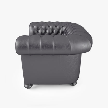 William Blake Armchair Chesterfield Leather 3D Model
