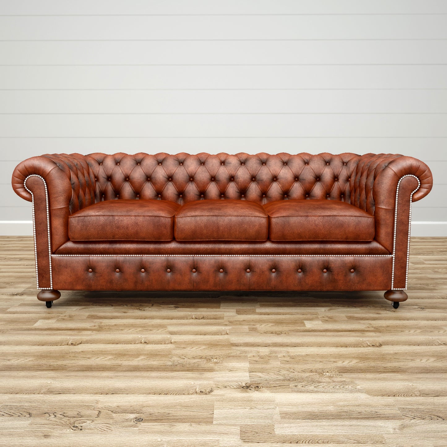 William Blake Chesterfield Sofa Set 3D Model