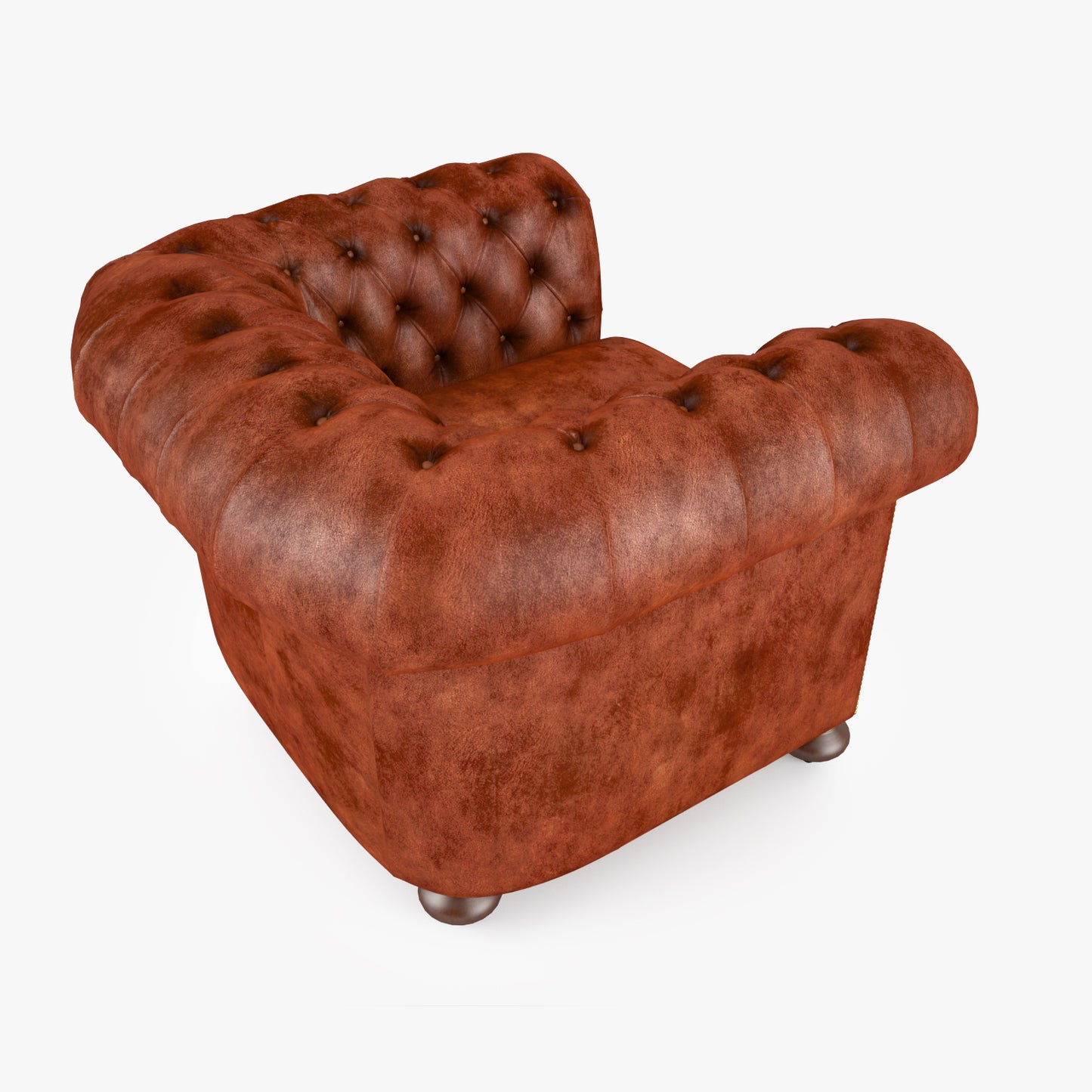 William Blake Chesterfield Sofa Set 3D Model