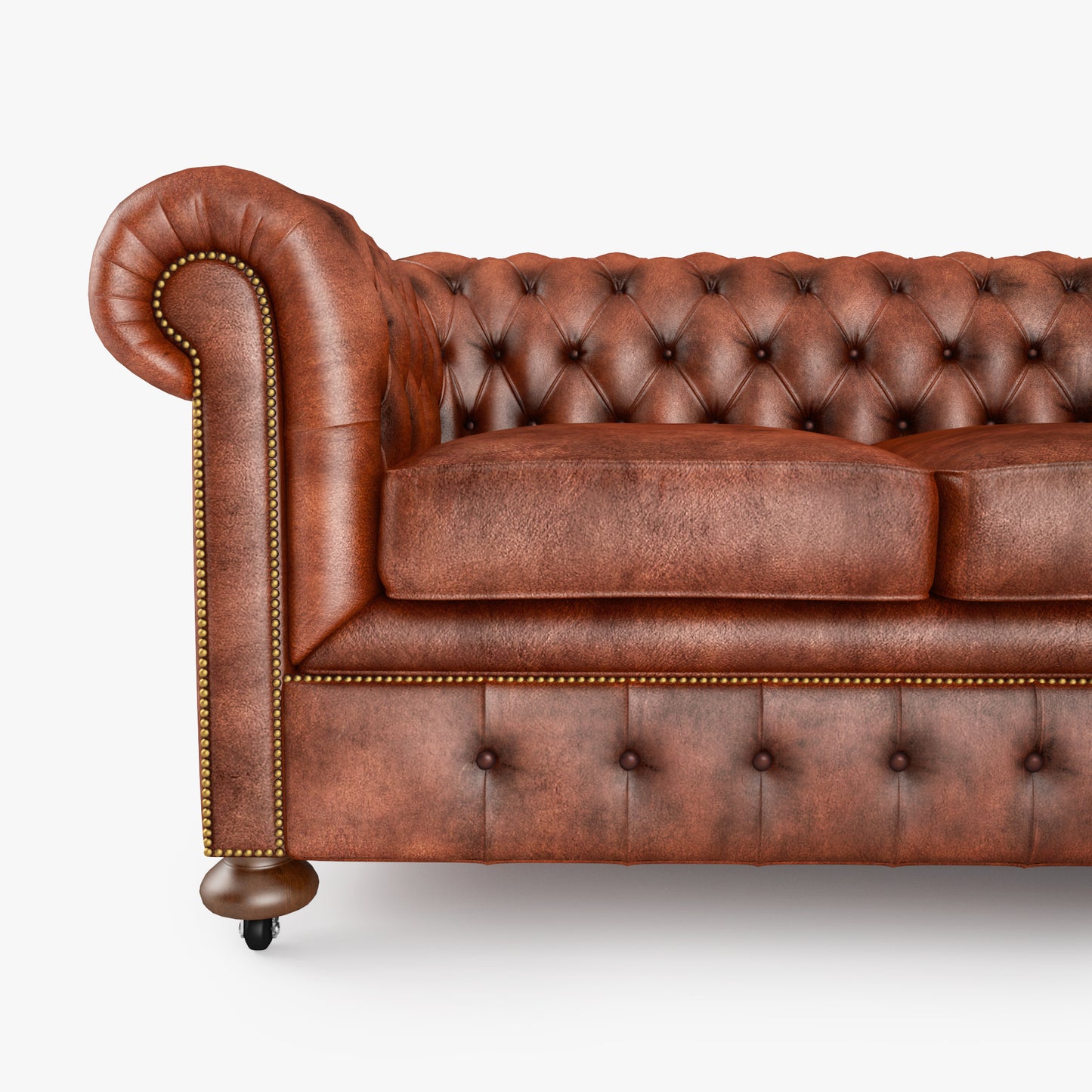 William Blake Chesterfield Sofa Set 3D Model