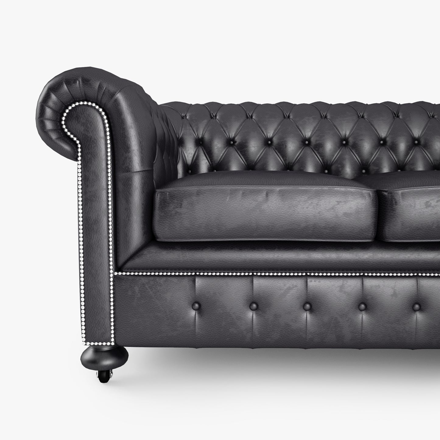 William Blake Chesterfield Sofa Set 3D Model