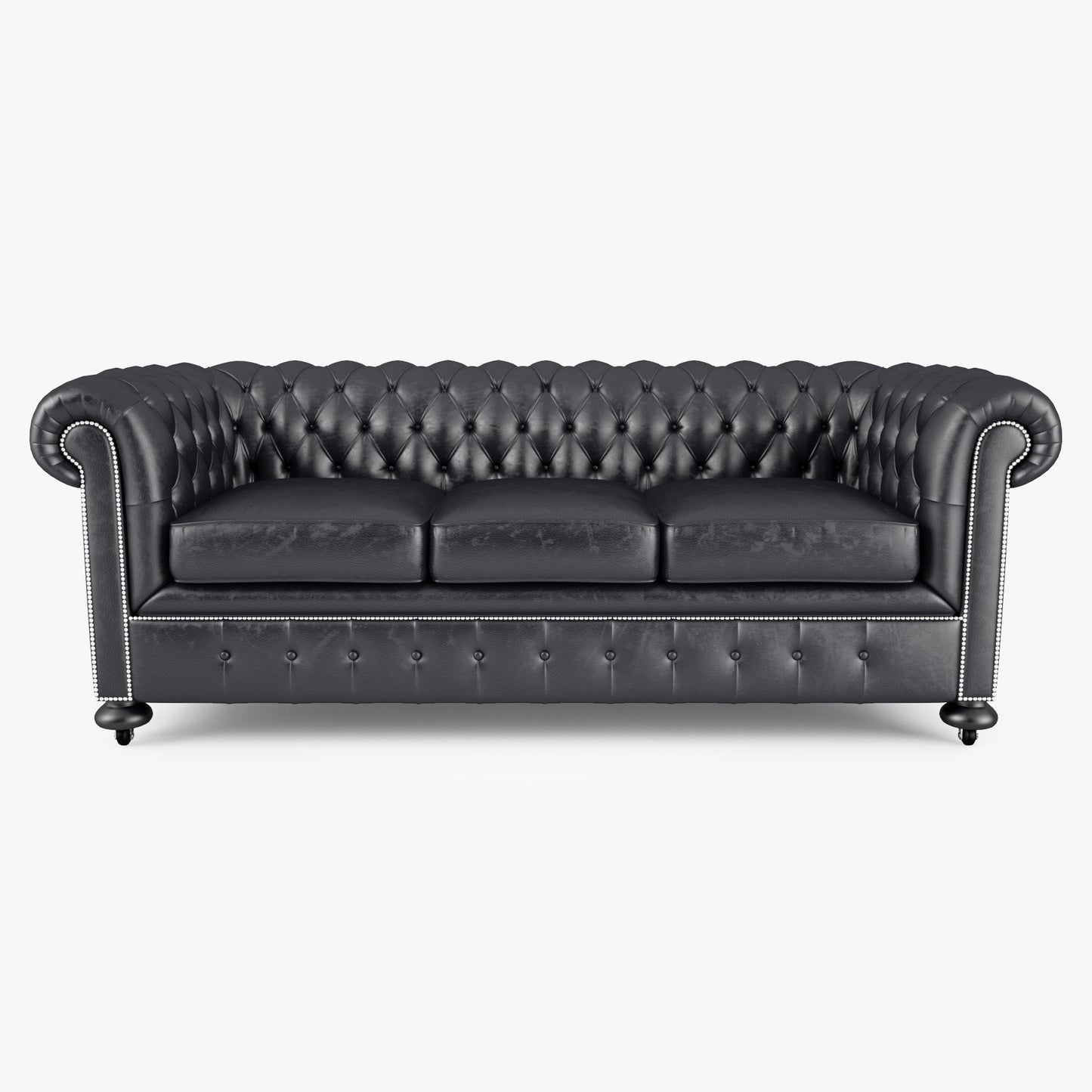 William Blake Chesterfield Sofa Set 3D Model