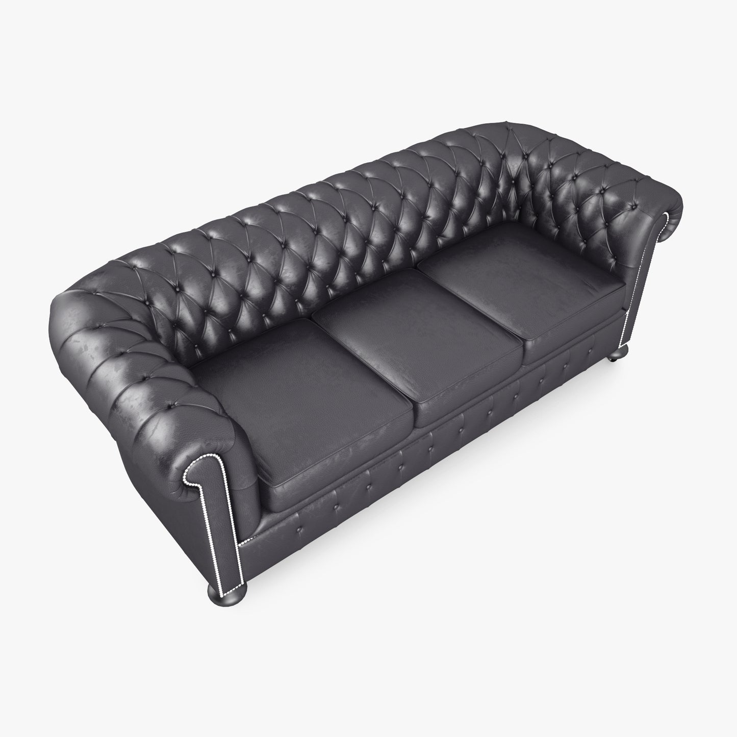 William Blake Chesterfield Sofa Set 3D Model