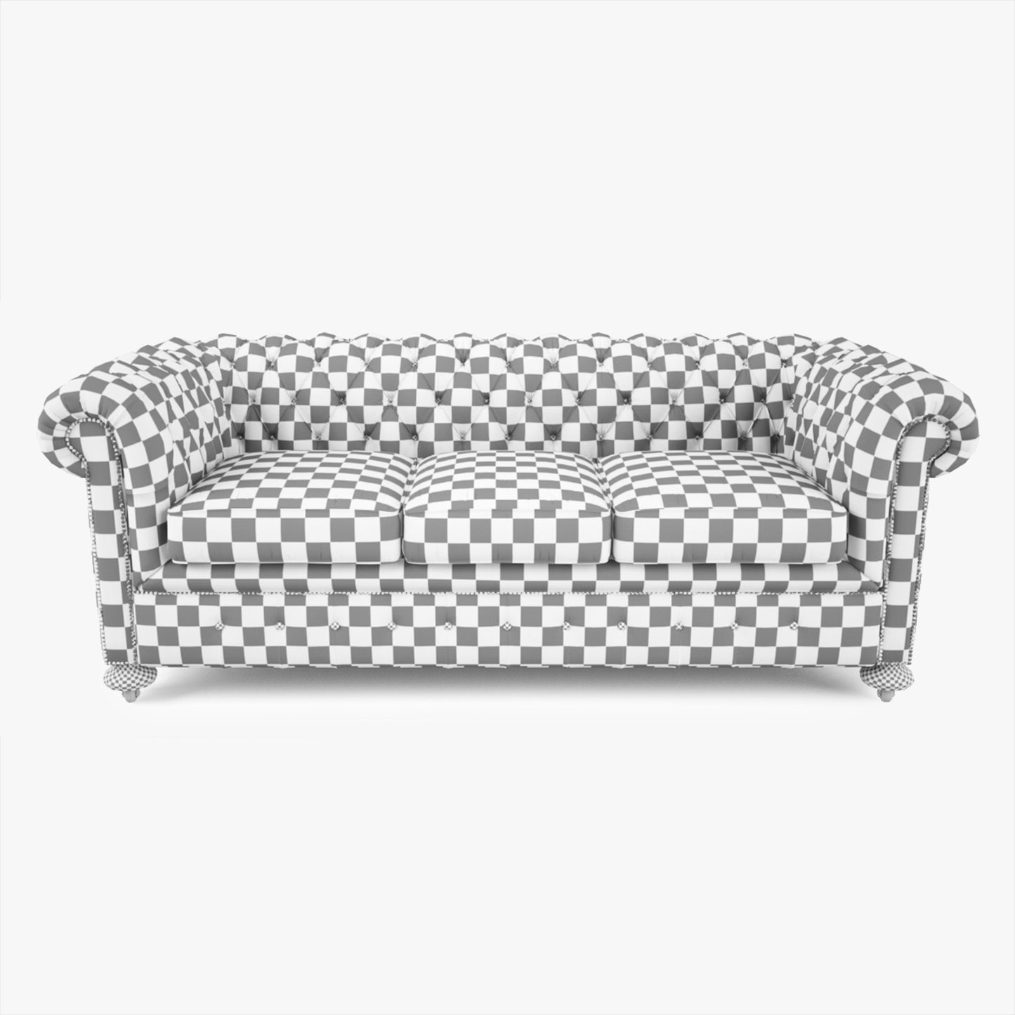 William Blake Chesterfield Sofa Set 3D Model