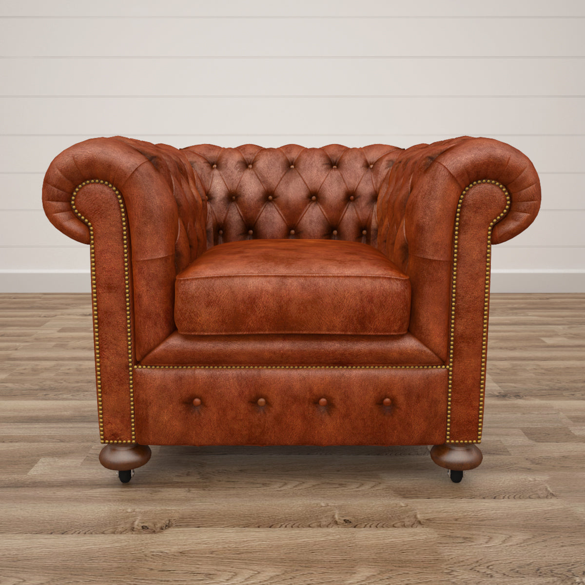William Blake Chesterfield Sofa Set 3D Model