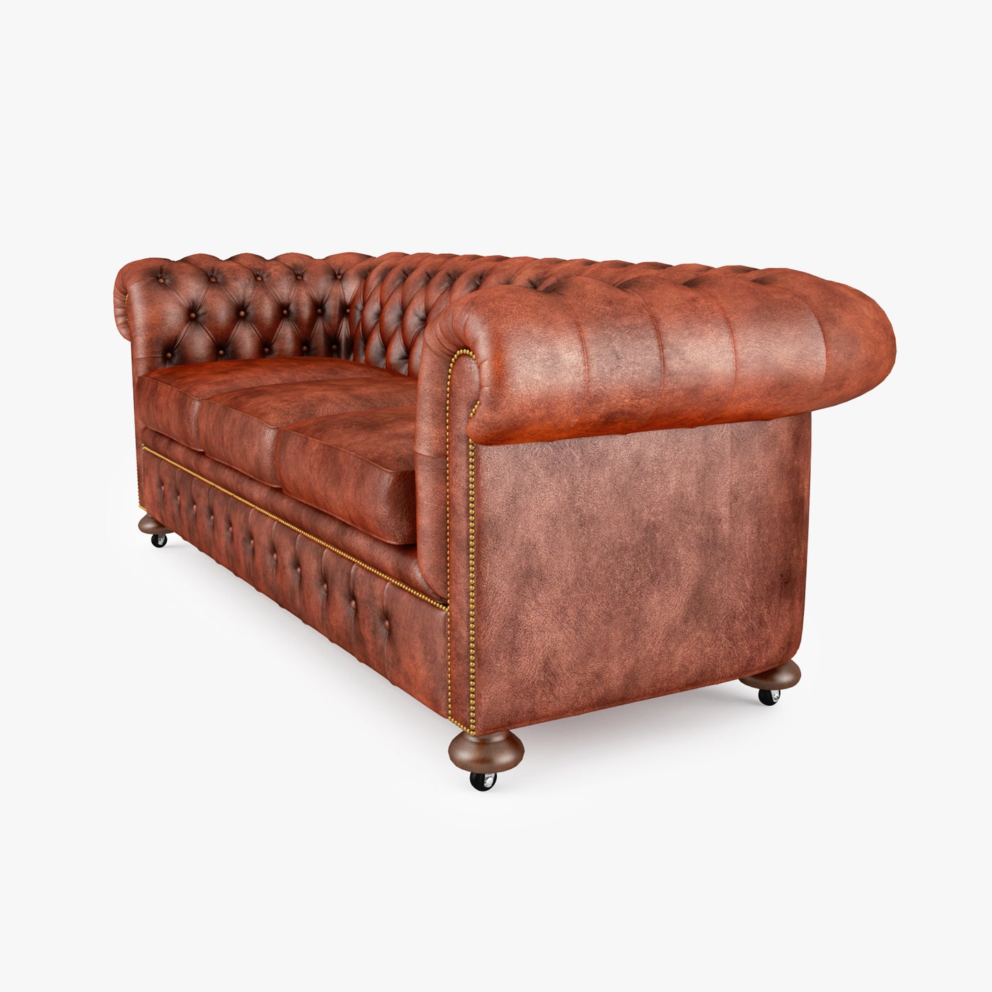 William Blake Chesterfield Sofa Set 3D Model