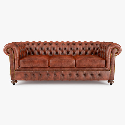 William Blake Sofa Chesterfield Leather 3D Model