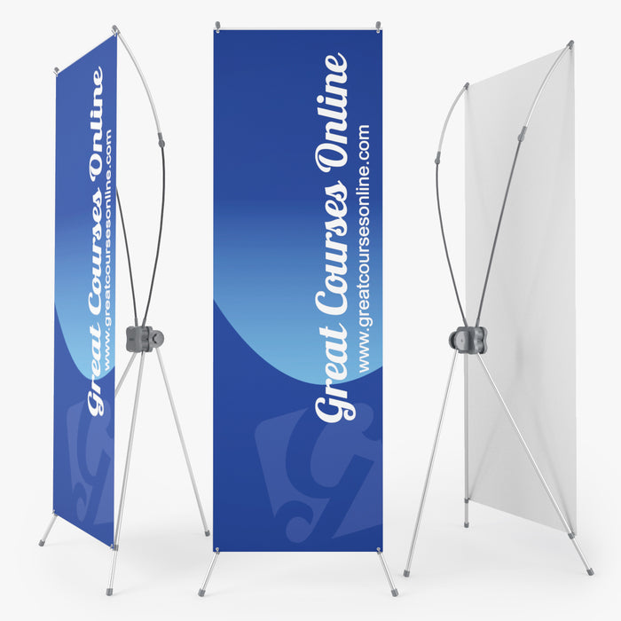 X Banner Stand 3D Model