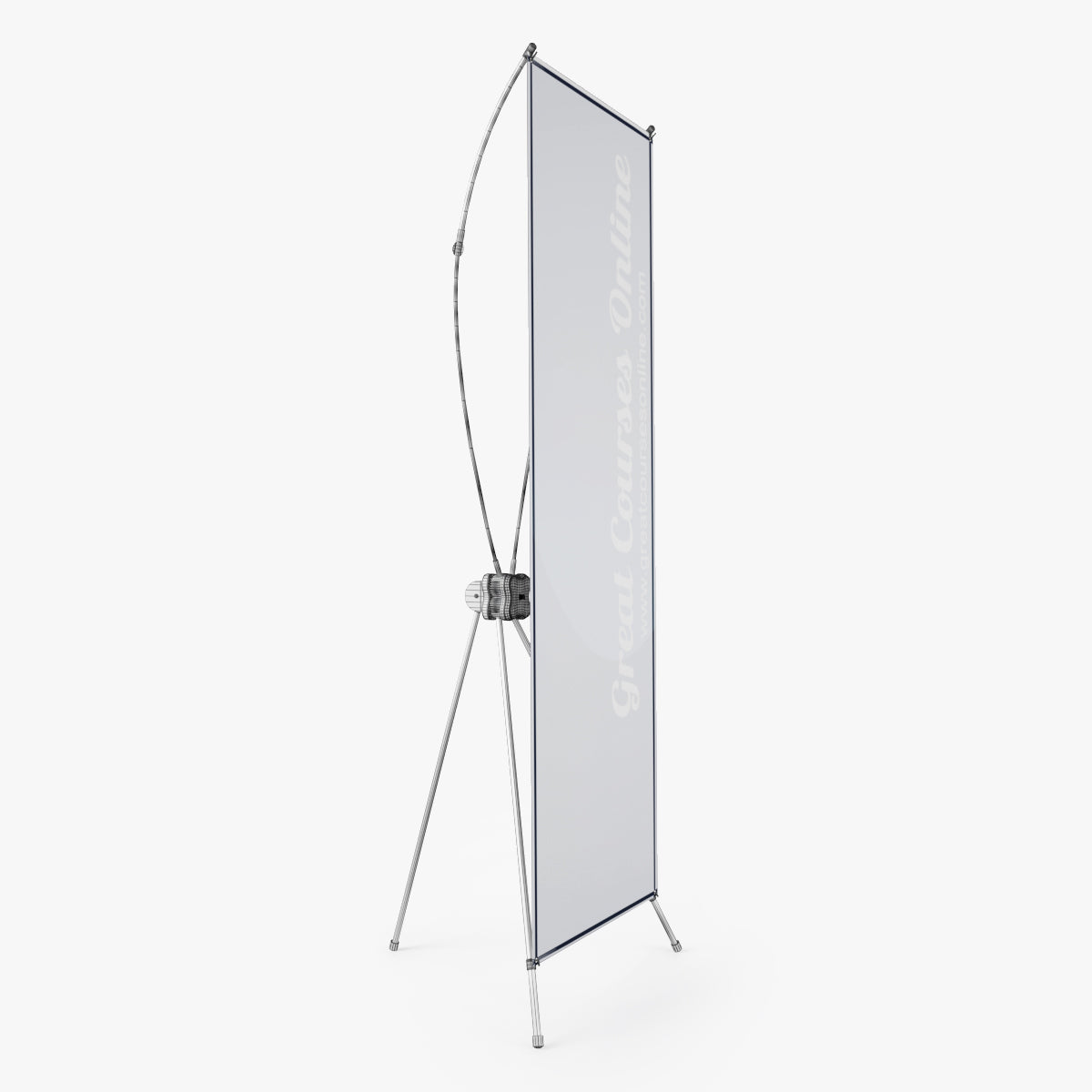 X Banner Stand 3D Model