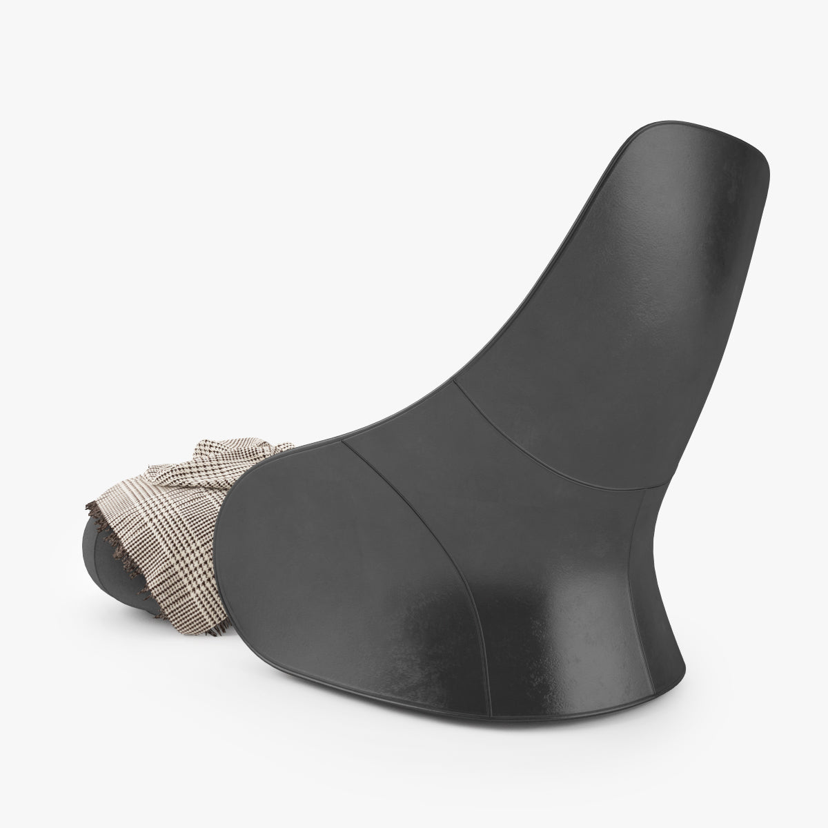 Zanotta Derby Armchair and Pouf 3D Model