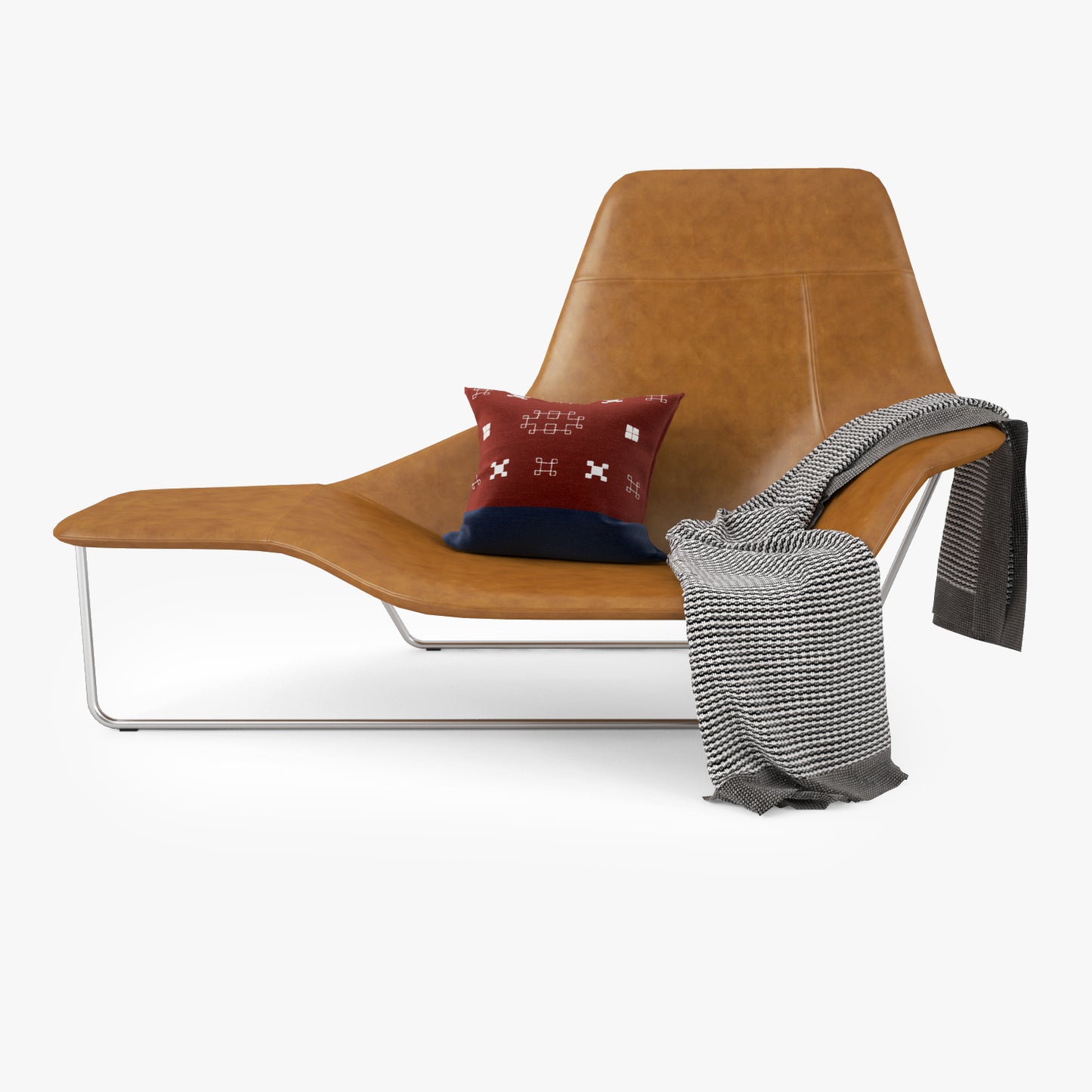 FREE Zanotta Lama Lounge Chair 3D Model