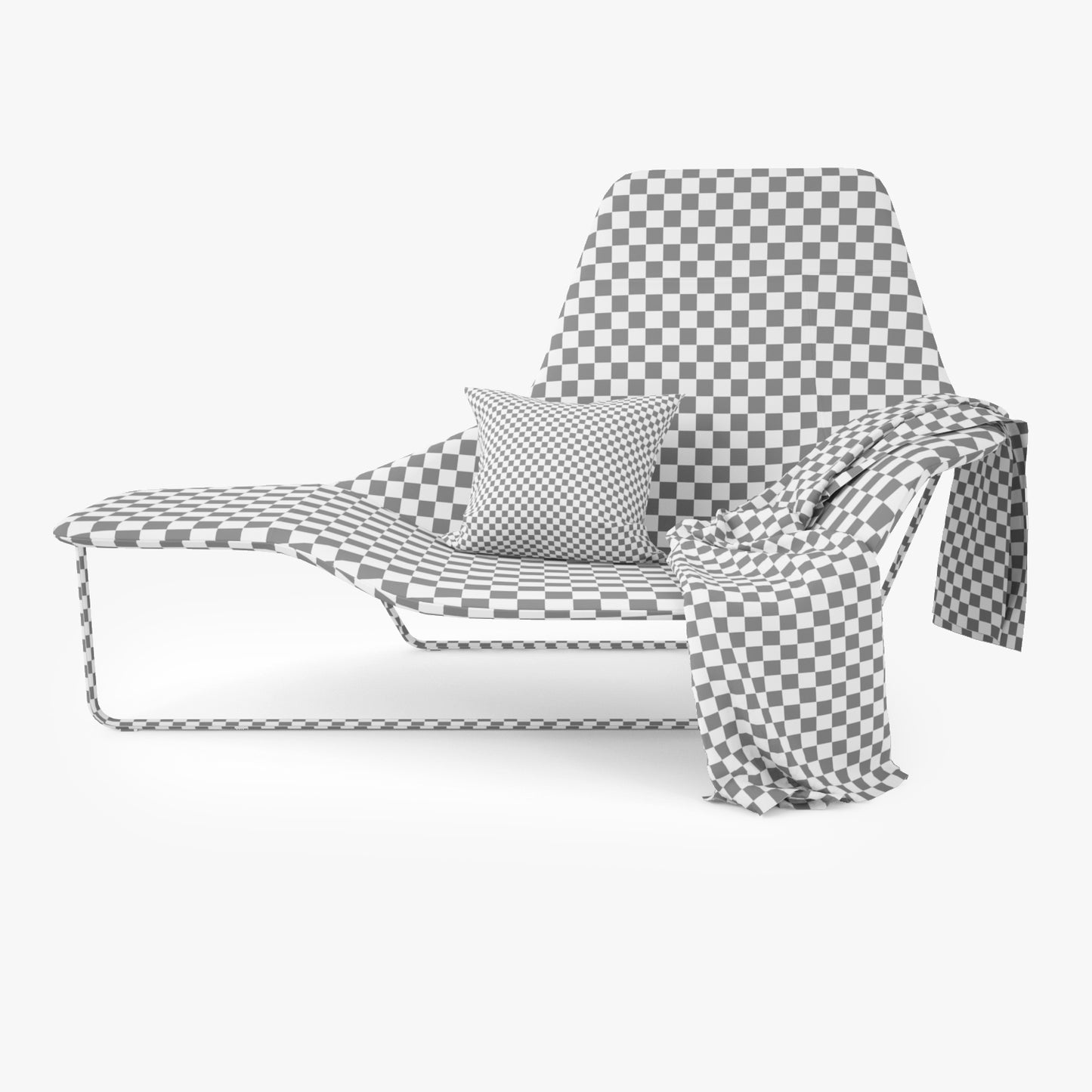 FREE Zanotta Lama Lounge Chair 3D Model