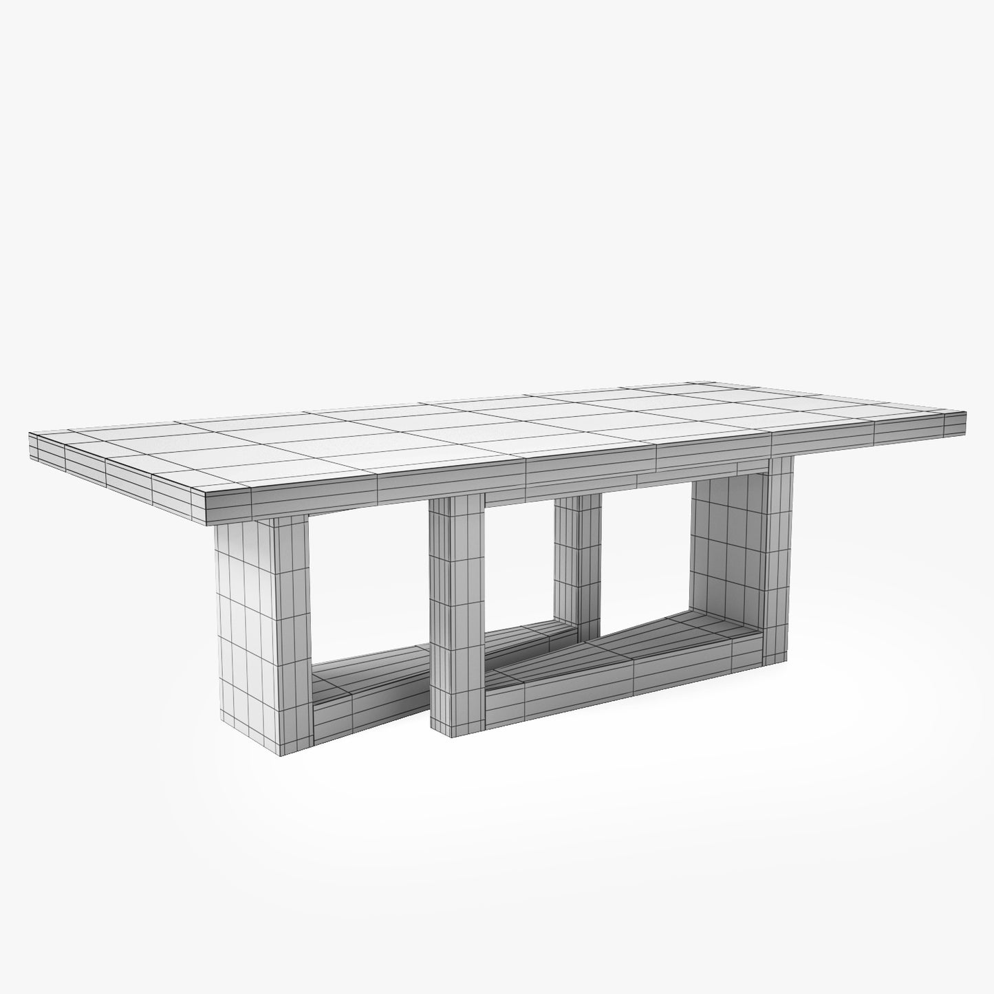 Altura Furniture Oblique Table 3D Model