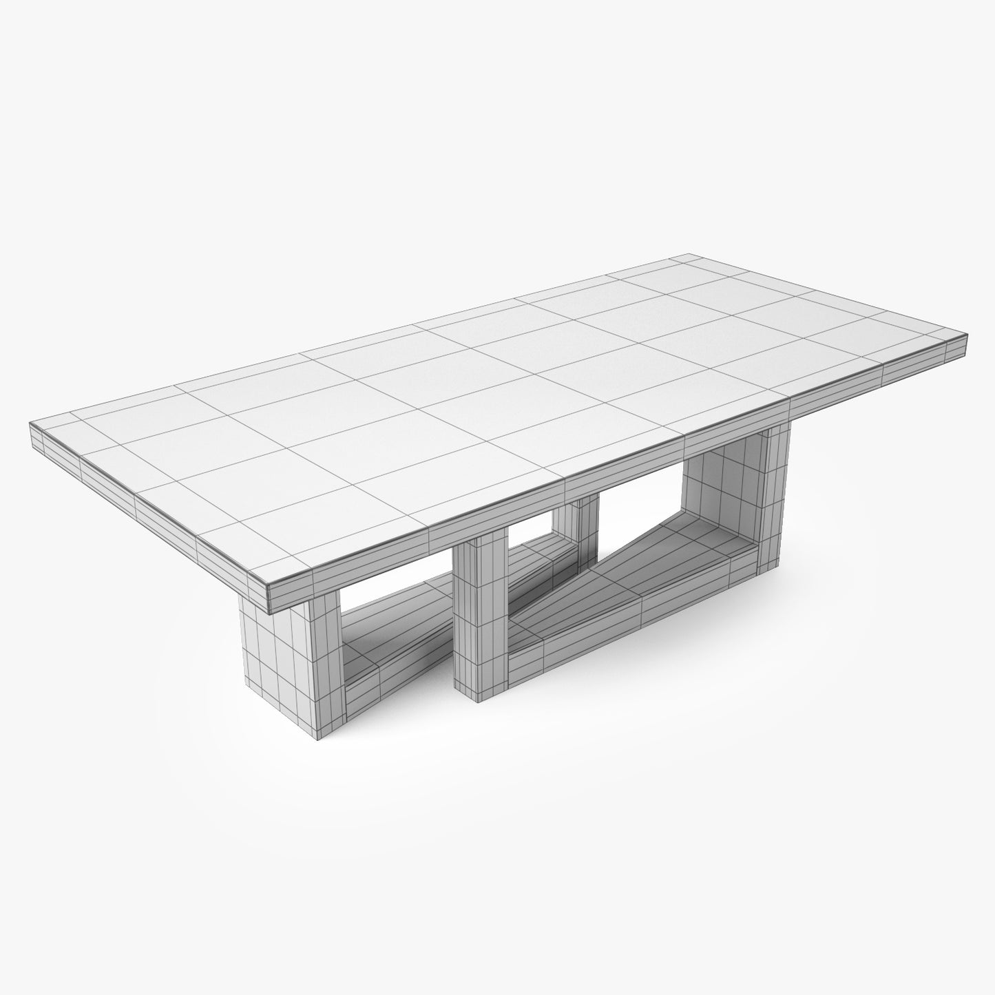 Altura Furniture Oblique Table 3D Model