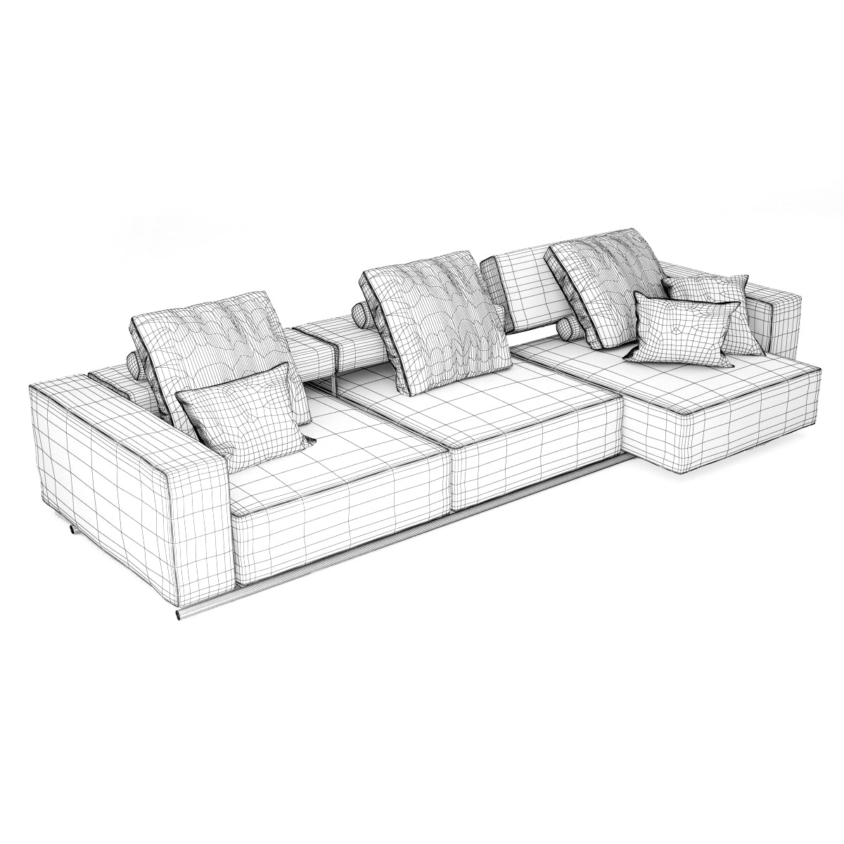 FREE B&B Italia Andy13 Sofa 3D Model