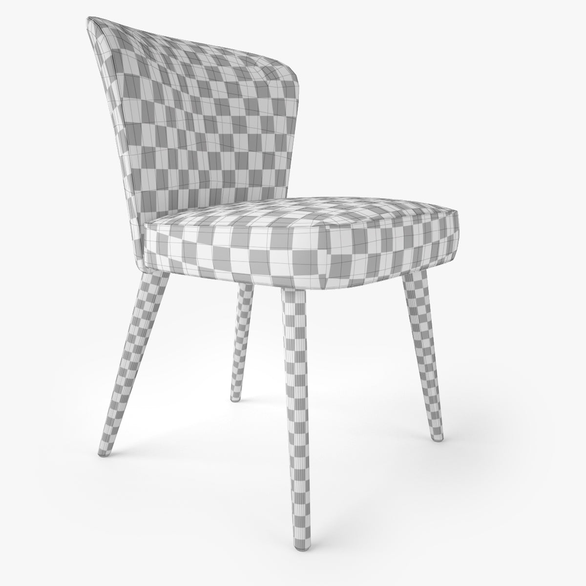 FREE Modern Dining Chair and Armchair 3D Model