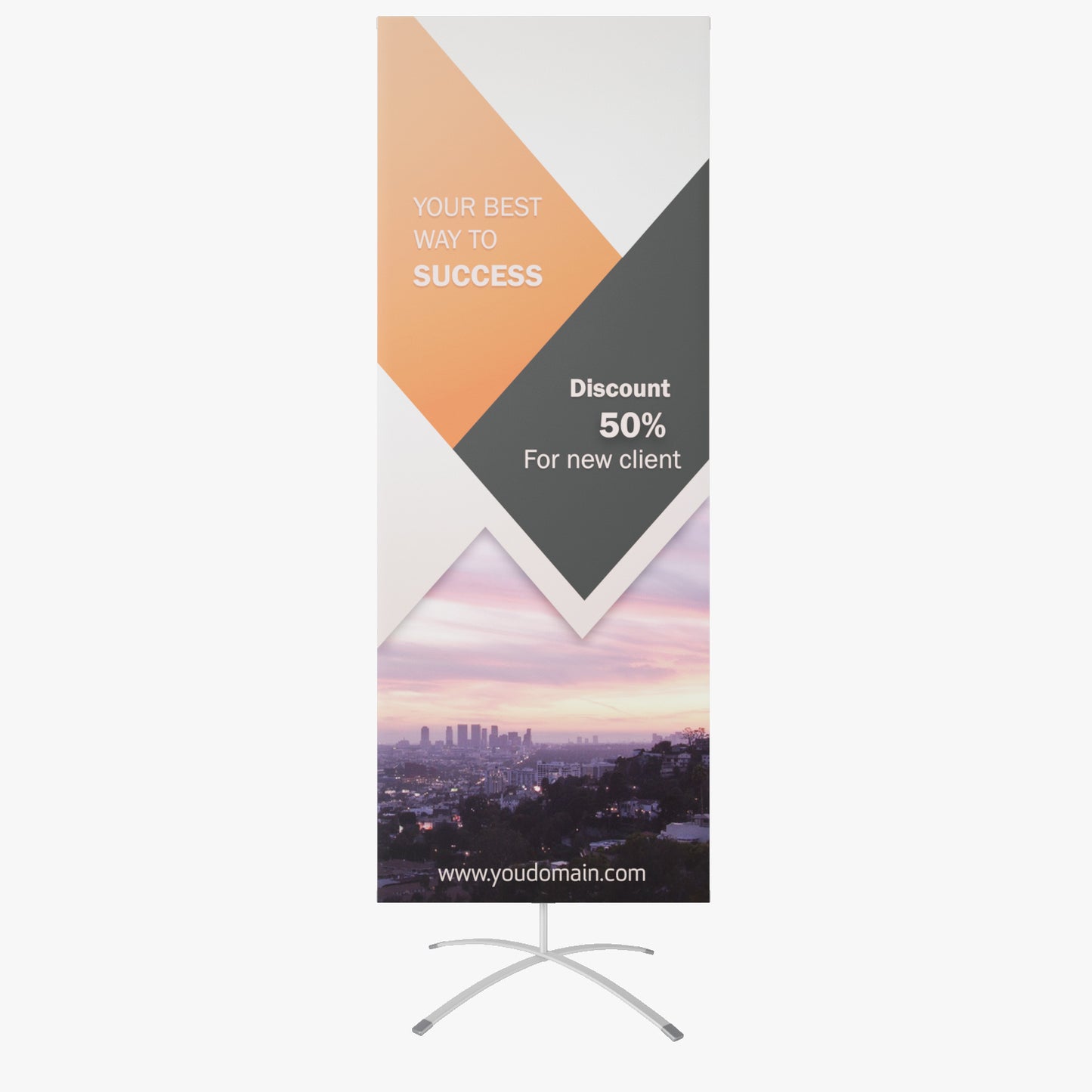 Banner Stand Easy Flex 3D Model