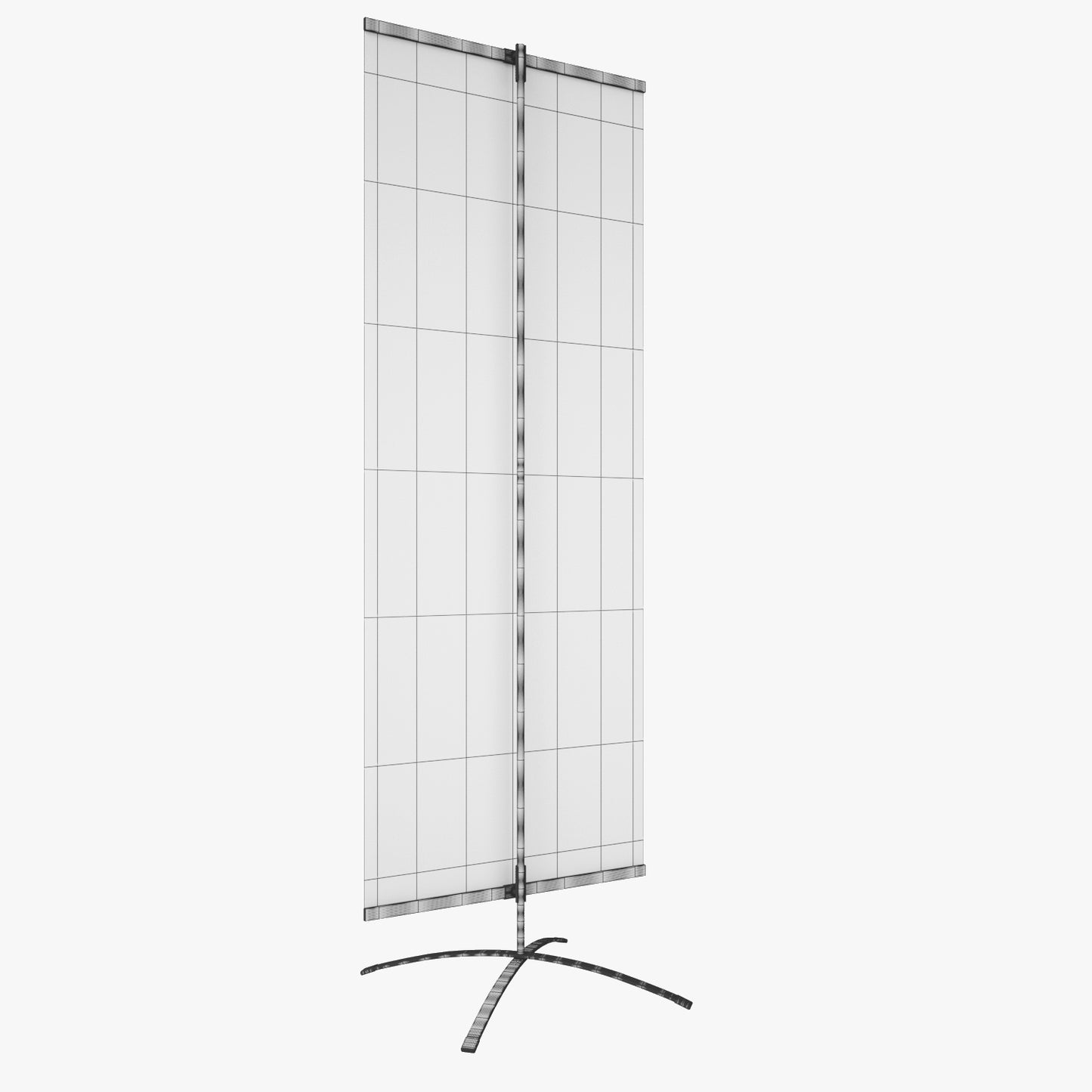 Banner Stand Easy Flex 3D Model