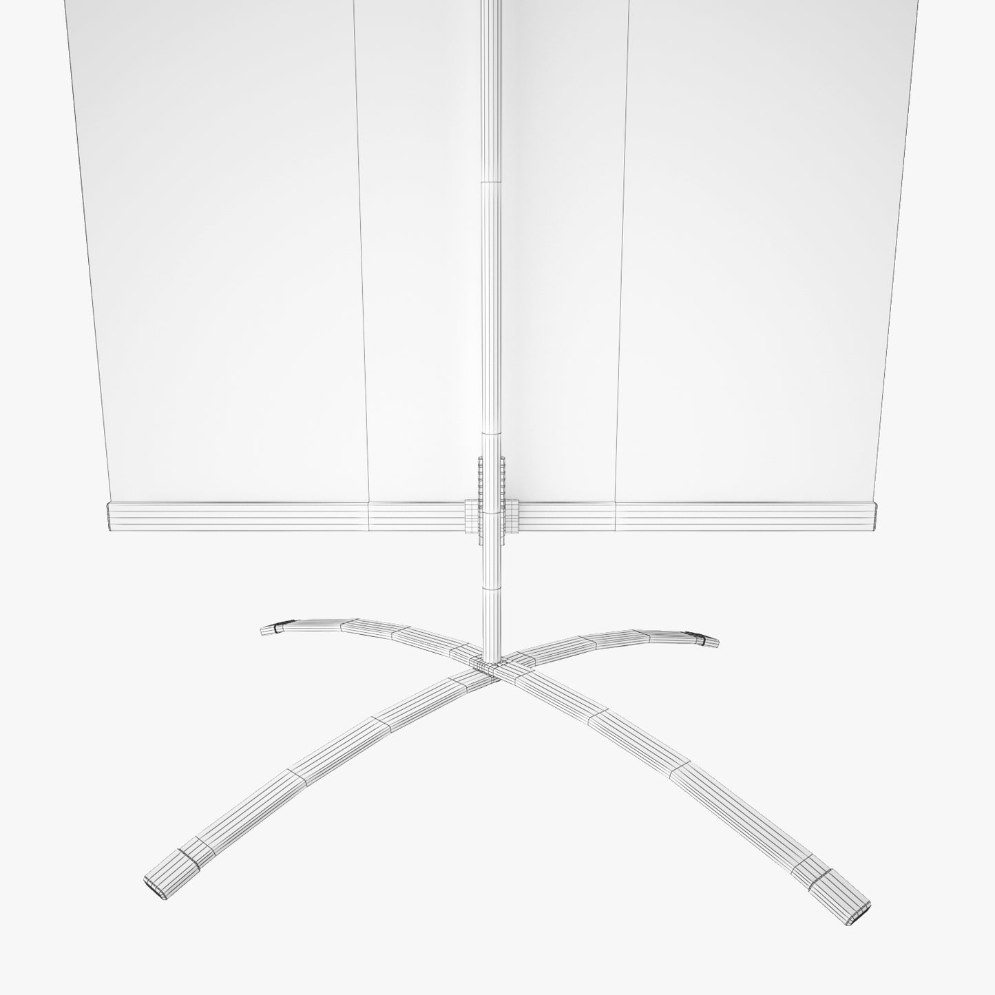 Banner Stand Easy Flex 3D Model