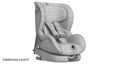 Britax Romer Trifix 2 i-Size Child Safety Seat 3D Model