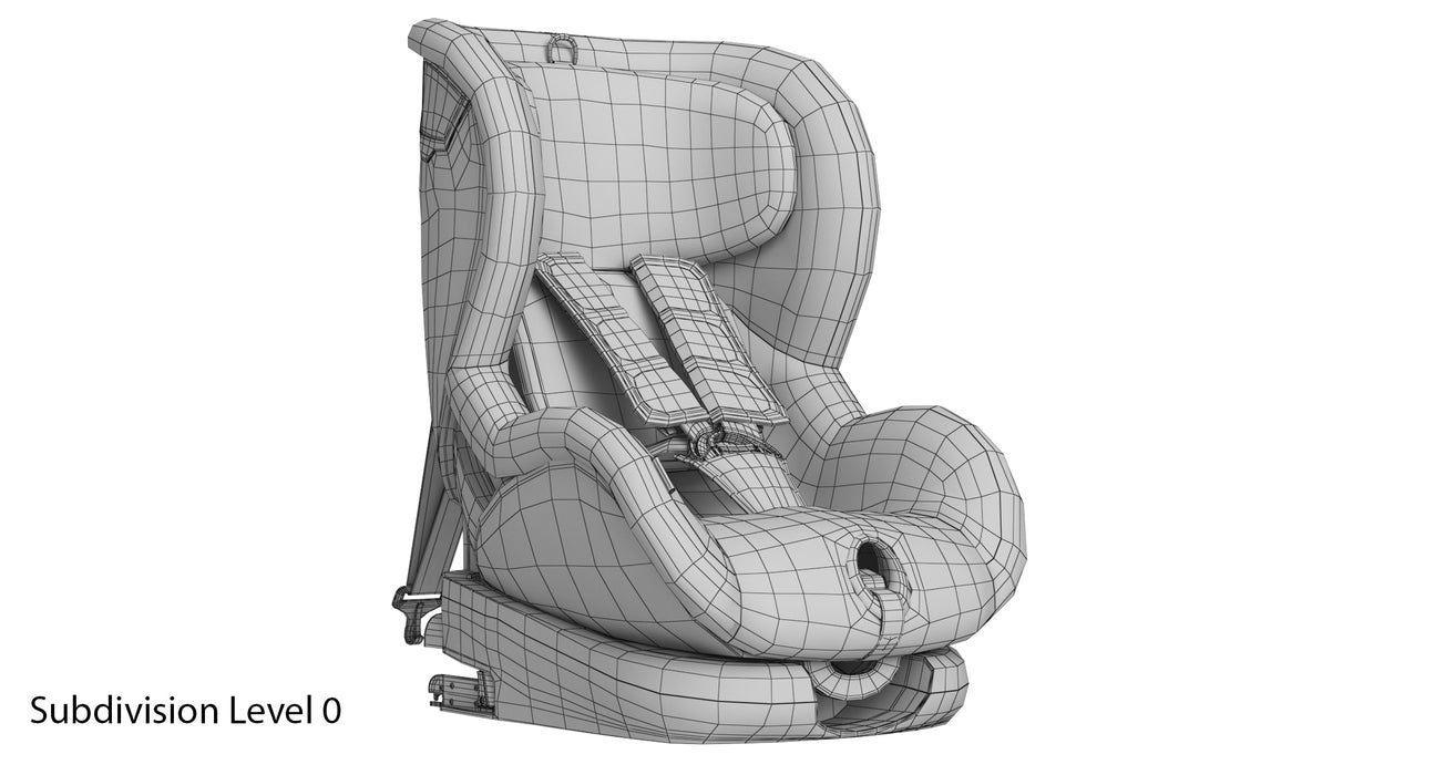 Britax Romer Trifix 2 i-Size Child Safety Seat 3D Model
