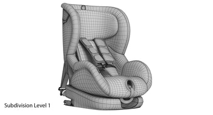 Britax Romer Trifix 2 i-Size Child Safety Seat 3D Model