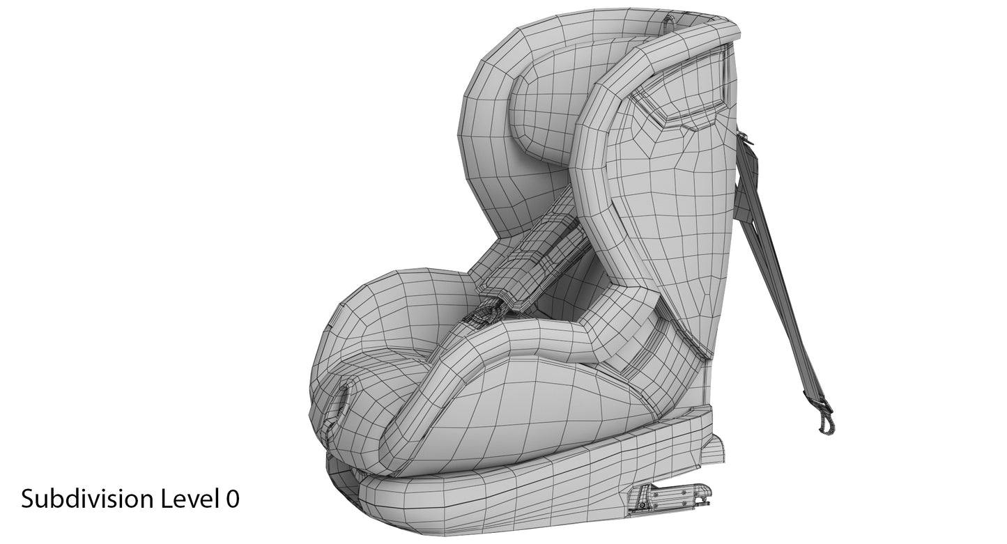 Britax Romer Trifix 2 i-Size Child Safety Seat 3D Model