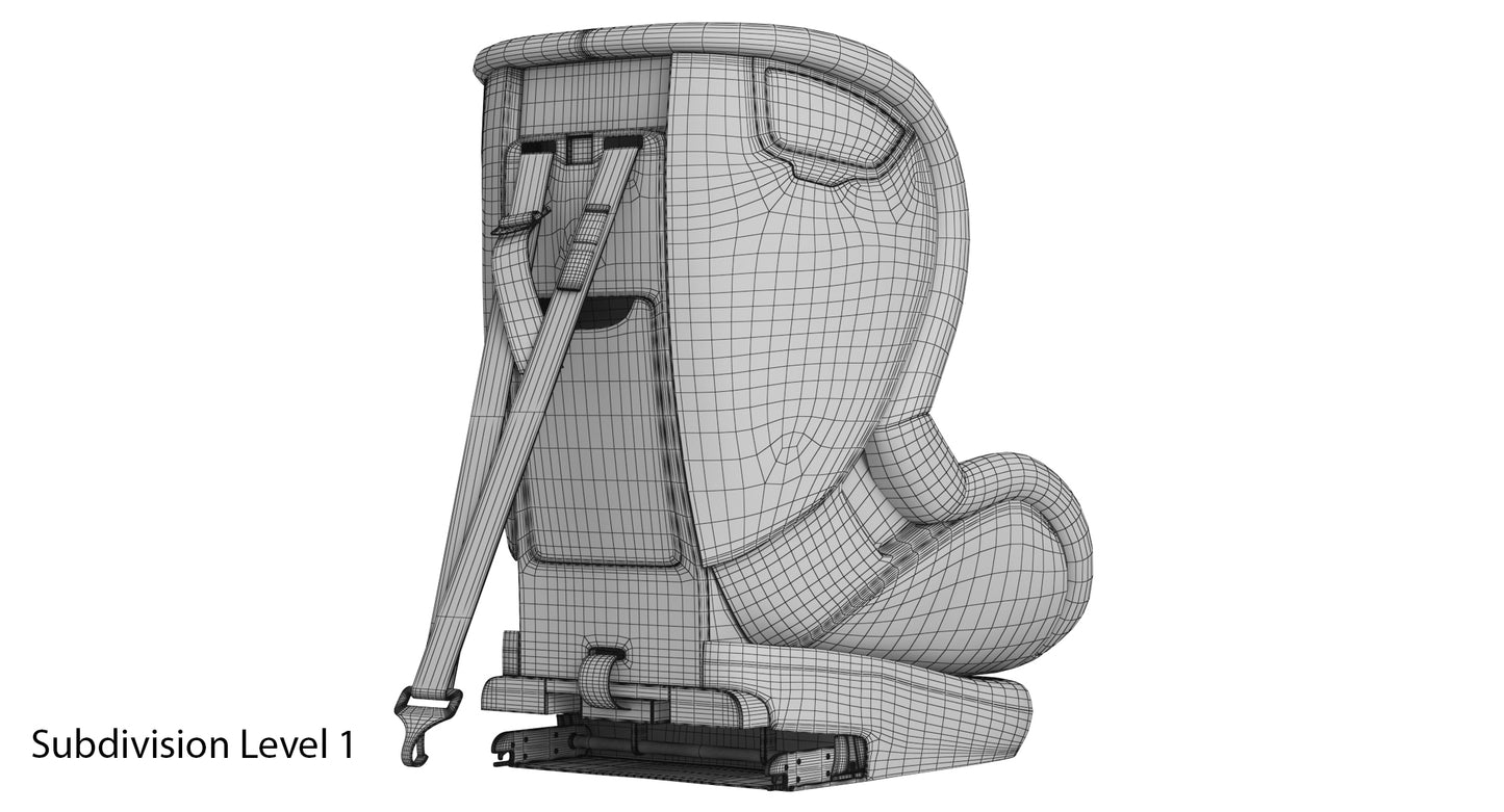 Britax Romer Trifix 2 i-Size Child Safety Seat 3D Model