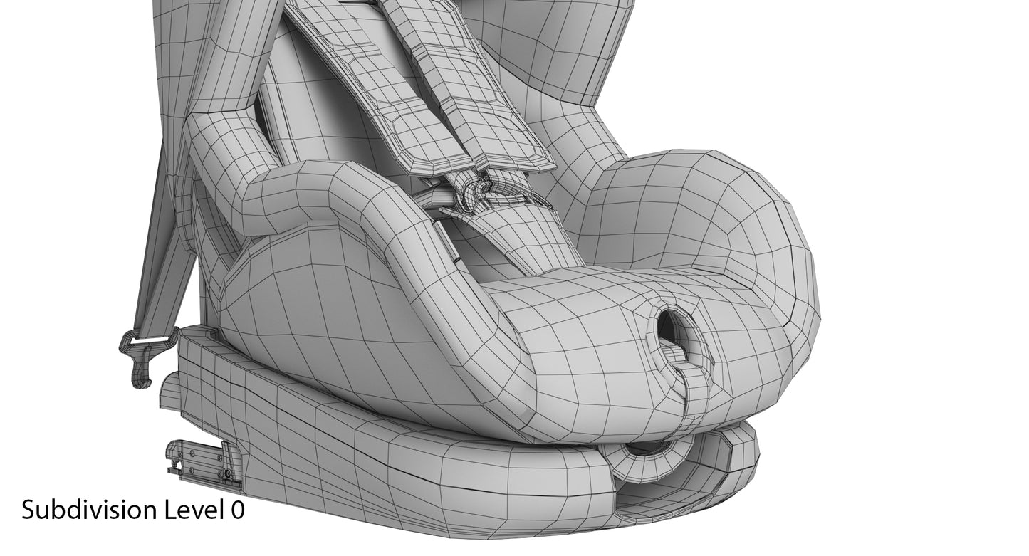 Britax Romer Trifix 2 i-Size Child Safety Seat 3D Model