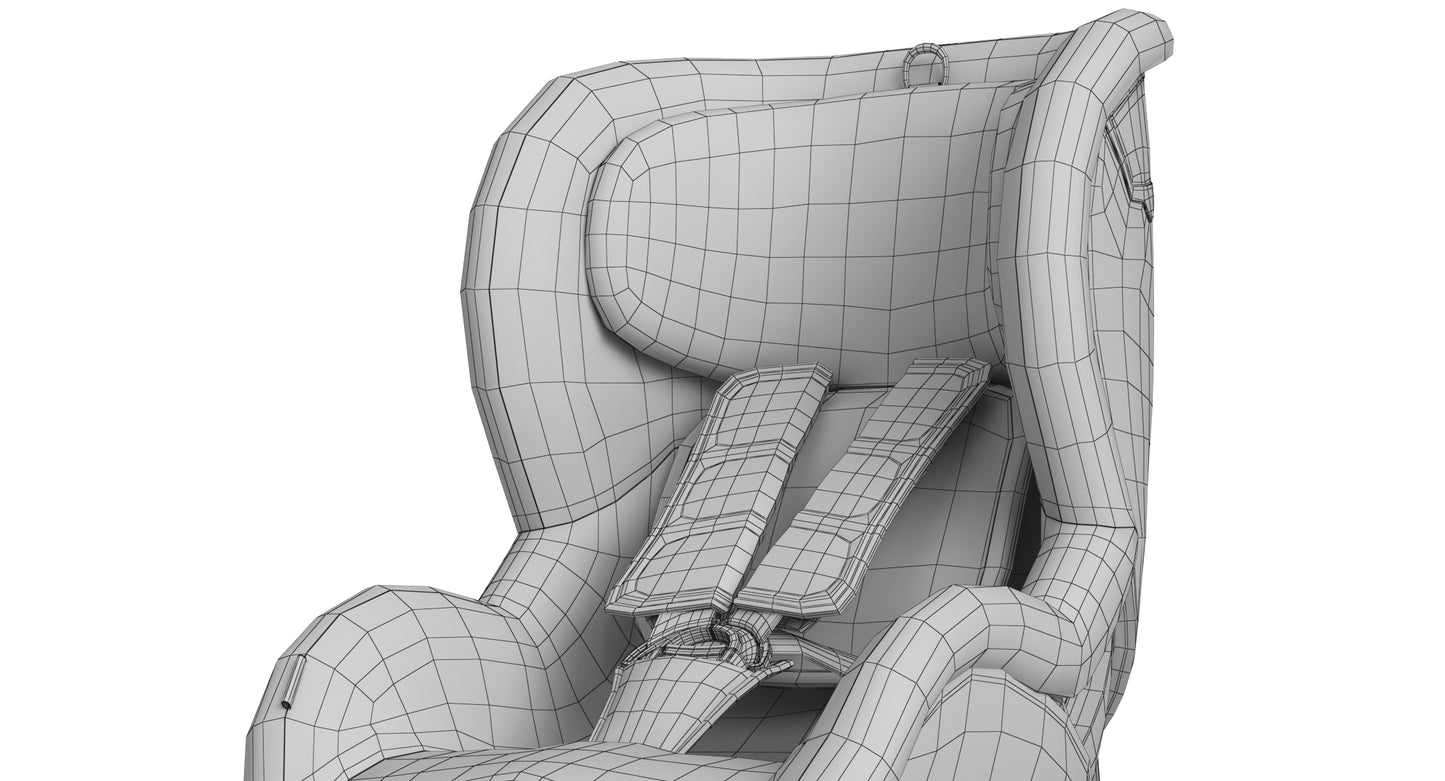 Britax Romer Trifix 2 i-Size Child Safety Seat 3D Model