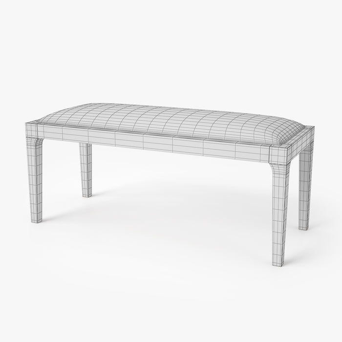 Brownstone Furniture Messina Bench 3D Model