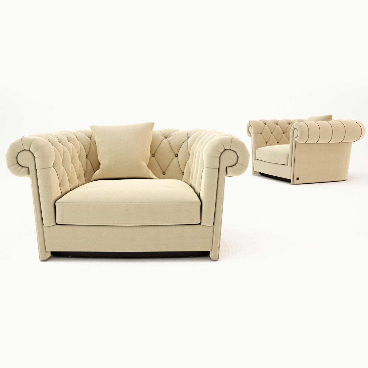 FREE Busnelli Jadore Sofa and Armchair 3D Model