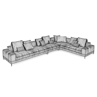 Busnelli Take it easy Sectional Sofa 3D Model